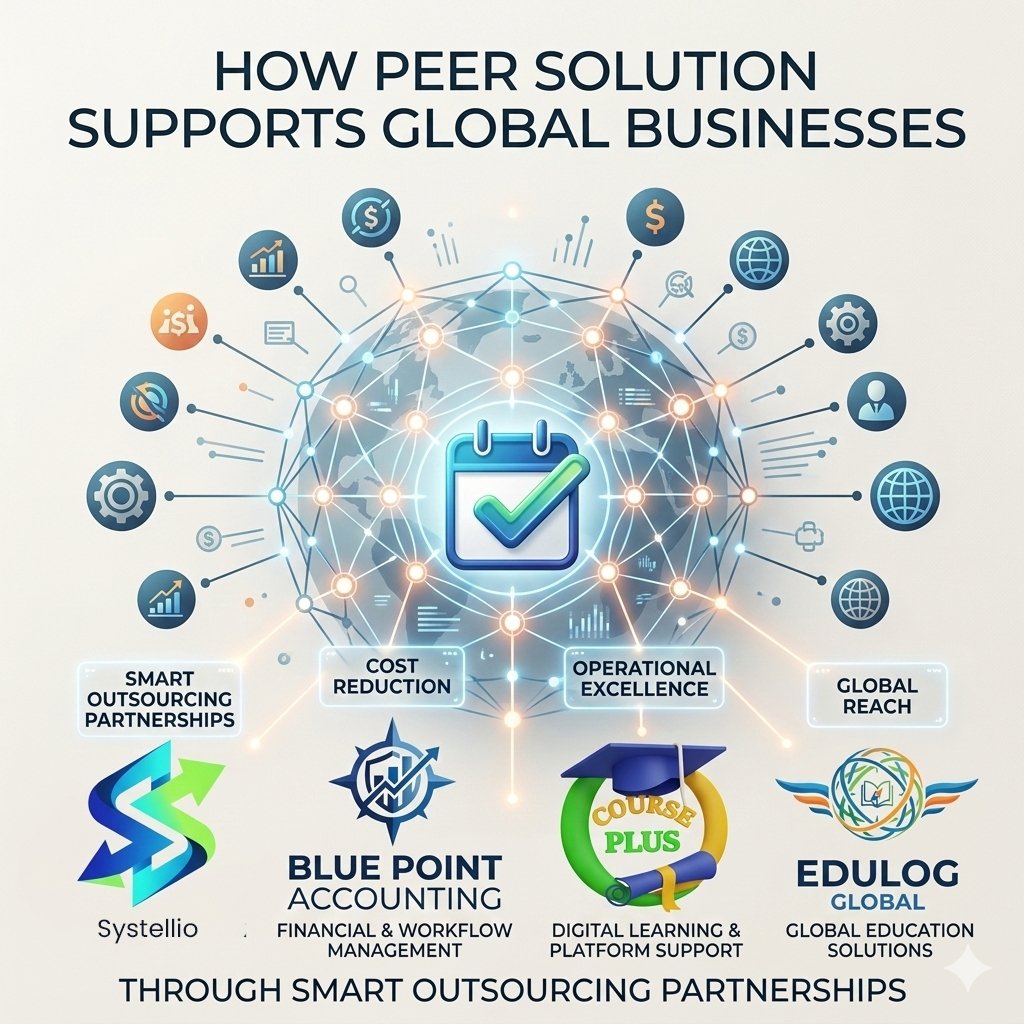How Peer Solution Supports Global Businesses Through Smart Outsourcing Partnerships